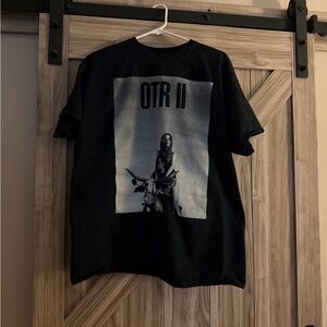 Beyoncé & Jay Z OTR Tour Black Graphic T-Shirt